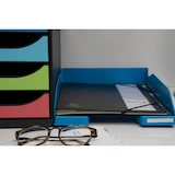 thumbnail of Exacompta 55341E 6x Ordnungsmappe mit festem Deckel 3mm, Gummizug und dehnbarem Faltenrücken, 12 Fächer, Ordonator, für Format DIN A4 - Schwarz