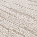 thumbnail of Rechthoekig shag tapijt, effen ecru patroon 160 x 230 cm - Oviala