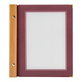 thumbnail of Securit® Speisekartenhülle A5 "Wood" - Bordeaux - 4 Seiten