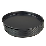 thumbnail of 10 Stück Pizzablech rund aus Blaublech Ø 36cm schwere Profiqualität
