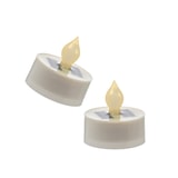 thumbnail of LED Solar Teelichter Garten Outdoor Solar Kerze H: 5,5cm weiß 2 Stück