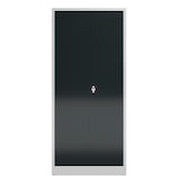 thumbnail of Aktenschrank Metallschrank 2 Türen, 4 Fachböden 180x80x38cm, lichtgrau/anthrazit X-530338