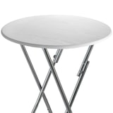 thumbnail of Casaria Stehtisch Bistrotisch Klappbar 60cm Holz Optik Weiß