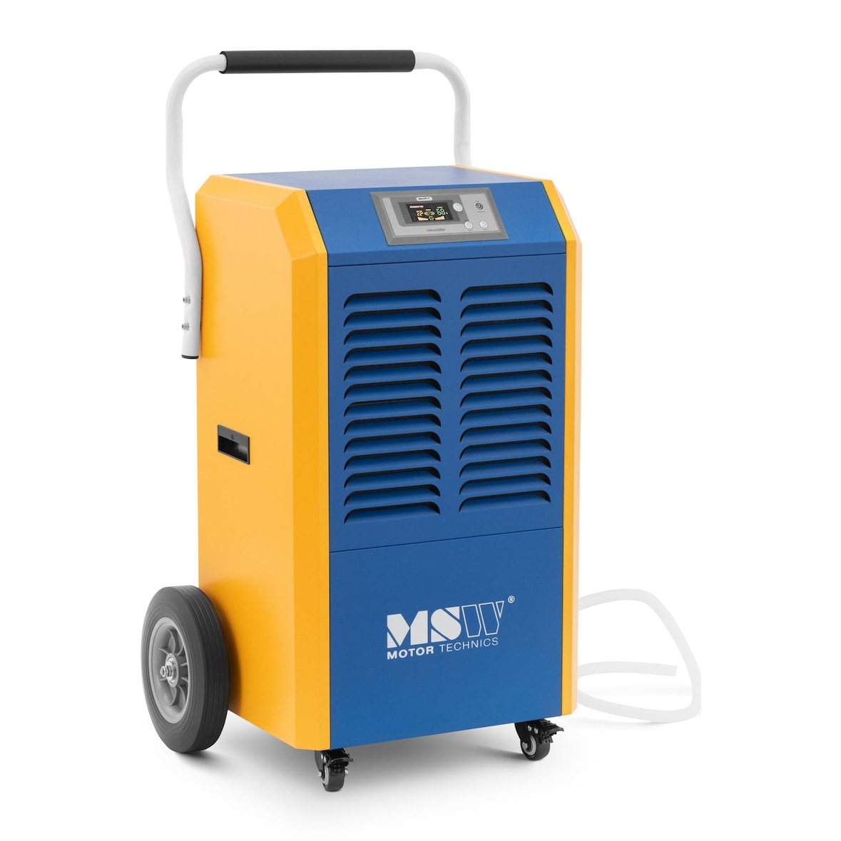 MSW Deumidificatore elettrico professionale - 138 l/giorno - 130 - 150 m² - 1300 m³/h - Con maniglia - Pro Series
