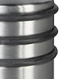 thumbnail of Relaxdays Türstopper schwer, Türfeststeller mit Gummiringen, Türpuffer aus Edelstahl & Gummi, H x D: 7,5 x 7 cm, silber