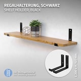 thumbnail of 4er Set Regalhalter Regalwinkel Regalträger Regalbodenträger Regal-Konsole