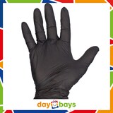 thumbnail of DayBays 2000 Stk. Nitril Einweghandschuhe Größe M Schwarz Puderfrei Latexfrei
