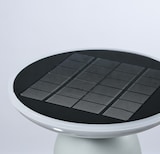 thumbnail of LED Solar Tischleuchte grau 3 Lichtstufen Tischlampe Dekoleuchte Garten Terrasse