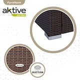 thumbnail of Conjunto muebles terraza sillones, sofá y mesita ratán Aktive