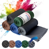 thumbnail of wometo 16er Set WAVE Fleecedecken 120x160 cm – OEKO-TEX ca. 300g weiche Fleece Decke mit Wellenrand Anti-Pilling braun