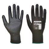 thumbnail of Portwest - Gants manutention Jauge 13 enduit PU lisse (Pack de 12) Noir Taille 10