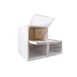 thumbnail of FEDEC Transparante Schoenenboxen - Schoenendoos - Stapelbaar - Set van 3