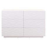 thumbnail of Kommode HWC-M52, Schrank Sideboard, 3D-Design Schubladen Push-to-open, 81x120x42cm Hochglanz weiß