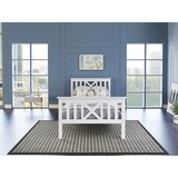 thumbnail of Einzelbett 90x200 cm aus massivem Kiefernholz mit Stauraum – modernes Design, hohe Stabilität, Schubladen, Weiß