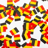 thumbnail of Belgien Party Deko Set 96 tlg. Partyset Partydeko schwarz rot gold Fussball EM WM
