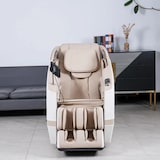 thumbnail of Massagesessel, Zero-Gravity Liegesessel, Tiefenmassage, mit Heizfunktion, Vollmassage, Bluetooth SL Schienen Weiß L140×B73×H106cm /A001-Bai/