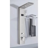 thumbnail of SaniSupreme opbouw douchepaneel Napoli, rvs brushed, 126 x 20 x 6.6 cm, DOPA-5W-20-LCD-MP-RVS