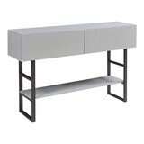 thumbnail of Helloshop26 - Mesa de consola 75 x 120 x 30 cm em aglomerado cinza claro 03_0010888
