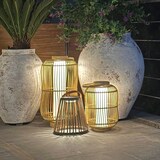 thumbnail of Lumisky Lanterne solaire et rechargeable EVANIA H28cm Polyrotin Marron