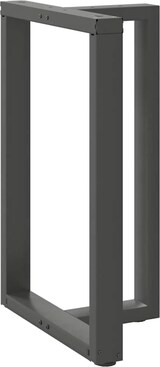 thumbnail of Helloshop26 - Set aus 2 schwarzen T-förmigen Bartischbeinen 60 x 35 x 90 cm mit verstellbaren Nivellierfüßen modernes Design aus 02_0057347
