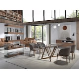 thumbnail of Angel Cerdá  Ripiano in legno color noce e vetro temperato 3091C