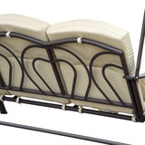 thumbnail of Outsunny - Hollywoodschaukel - 120 x 208 x 172 cm - Metall und Polyester - beige und braun