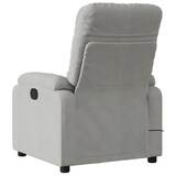thumbnail of vidaXL Massagesessel Hellgrau Mikrofasergewebe