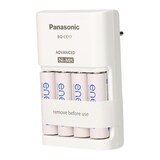 thumbnail of eneloop Übernachtladegerät BQ-CC17 inklusive 4x AA Akkus