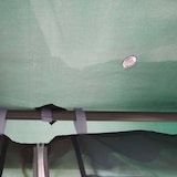 thumbnail of Outsunny Pérgola de Jardim com 4 Mosquiteiras Teto Duplo 8 Orifícios de Drenagem e Estrutura de Metal 297x297x268 cm Verde