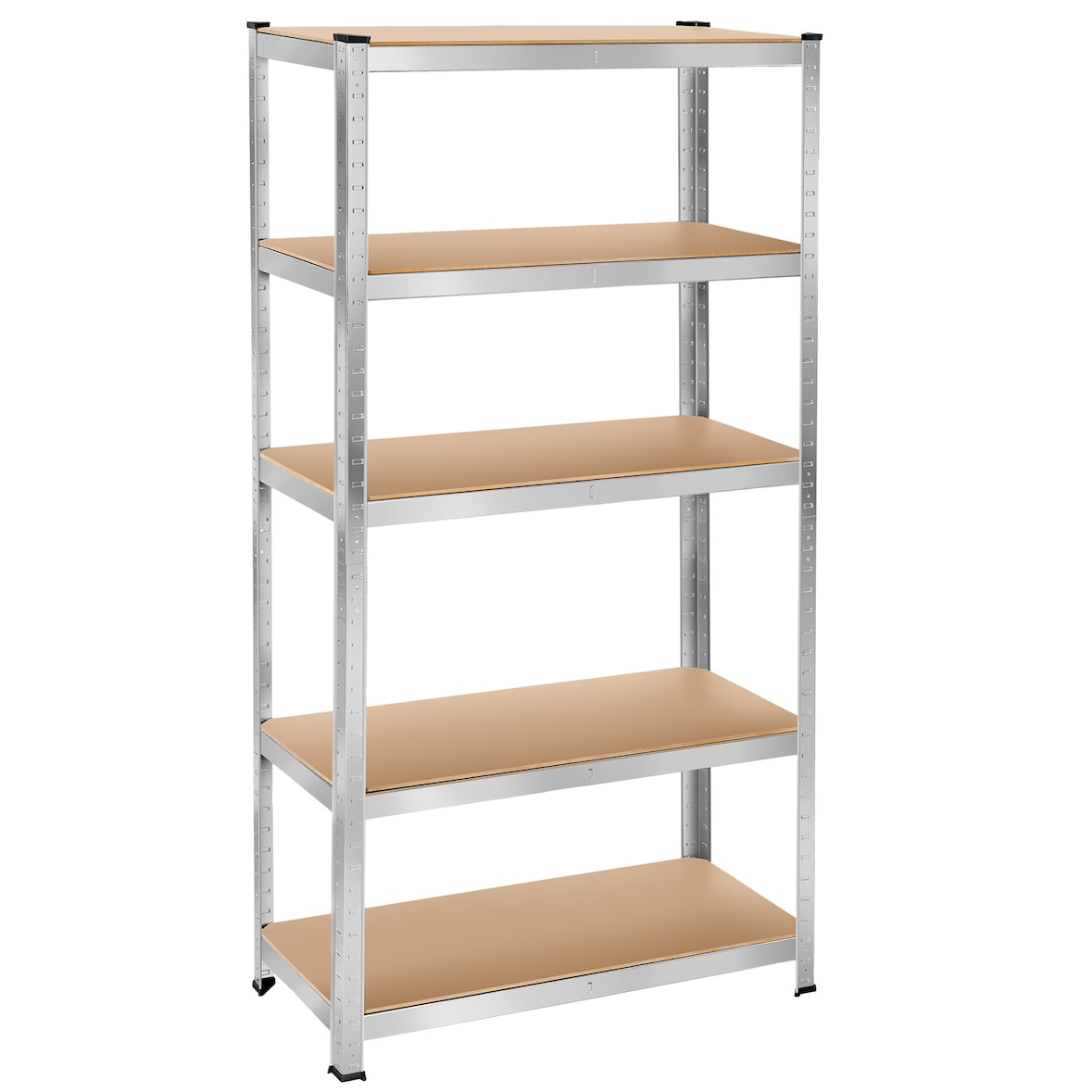 tectake Estante de carga pesada - 180 x 90 x 40 cm, 750 kg prata