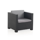 thumbnail of Salon de jardin Shaf Diva À Tête gris anthracite 80x60x73 cm