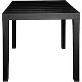 thumbnail of Dmora Tavolo da esterno Vicenza, Tavolo quadrato da giardino, Tavolino fisso indoor e outdoor, 100% Made in Italy, 78x78h72 cm, Antracite