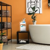 thumbnail of Relaxdays Schubladenregal, mit 2 Körben, Unterschrank Organizer, Küche und Bad, Korbauszug, HBT: 39,5x25x40,5 cm, weiß