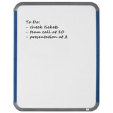 thumbnail of Nobo Magnetisches Whiteboard Mini für Tisch oder Wand QB05442ASTD Lackierter Stahl Farbiger Dünner Rahmen 280 x 360 mm Weiß