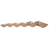 thumbnail of Ecolomique - 250 Pcs - Barquette kraft ingraissable avec PE 220 ml 14 x 10 x 3 cm - ECO210BQKEAT2