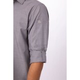 thumbnail of Chef Works® CHAMBRAY Herrenhemd Urban Collection Artikel SLMCH005 Grau Größe 2XL