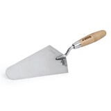 thumbnail of Truelle de maçon 220mm Acier Inox forgée ronde Manche bois VITO