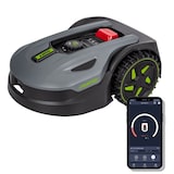 thumbnail of Cortador de grama robô conectado 800m2 - Estação de carregamento de 20V de bateria de cortador de grama - Boundary Wire - Android iOS VITO Connection