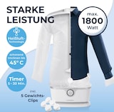 thumbnail of CLEANmaxx Hemden- und Blusenbügler mit Timerfunktion 1800W - silber/weiß