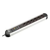 thumbnail of BACHMANN PRIMO Steckdosenleiste 6x Schutzkontakt Aluminium Gerätevollschutz, 1,75 m