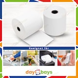 thumbnail of DayBays 80x80x12 mm 40 Rollen Thermorollen 80 meter pro Rolle Kassenrollen Bonrollen Thermo Rollen Thermopapier