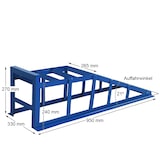 thumbnail of Auffahrrampe Rampe PKW 2 x blau bis 265er Räder extra breit 2000 kg pro Paar