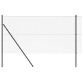 thumbnail of vidaXL Zaunpfosten Grau 50 x 1,2 m (19 x 19 mm Netz) Stahl und PVC