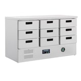 thumbnail of Polar Serie G Kühltisch mit 9 Schubladen 368L