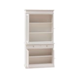 thumbnail of shopinnovativo -Cristalliera 4 ante 2 cassetti arte povera in legno massello e mdf con rifinitura in bianco 105 x 42 x 205 H