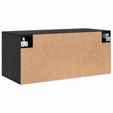 thumbnail of vidaXL Wandschrank Wandmontiert Schwarz Eichen-Optik 80 x 36.5 x 35 cm