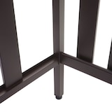 thumbnail of Cubierta para aire acondicionado/bomba de calor HWC-K58, cubierta rejilla protectora estante para plantas, metal 80x90x39cm ~ marrón