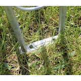 thumbnail of DanDiBo Rosenbogen Verzinkt Breite 140 cm Rundbogen Feuerverzinkt Wetterfest Massiv Volleisen Rankhilfe