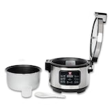 thumbnail of Beeketal Gastro Reis Kocher Garer Reiskocher Reiswärmer Reiskochtopf Kochen Porridge Multikocher Schnellkochtopf Warmhaltefunktion BRK-5