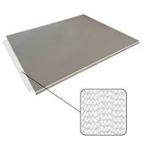 thumbnail of Giemme Spoleto - Professionelle Arbeitsplatte aus Edelstahl AISI 304, 50x56 cm mit 2 cm vorderer Kante